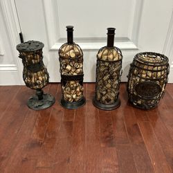 Wine Cork Holder With Corks 