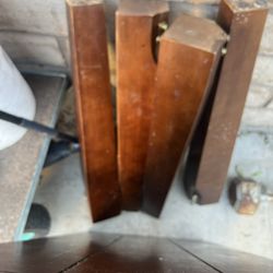 Wooden Table With Legs