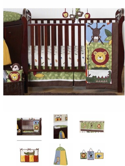Jungle Crib Set