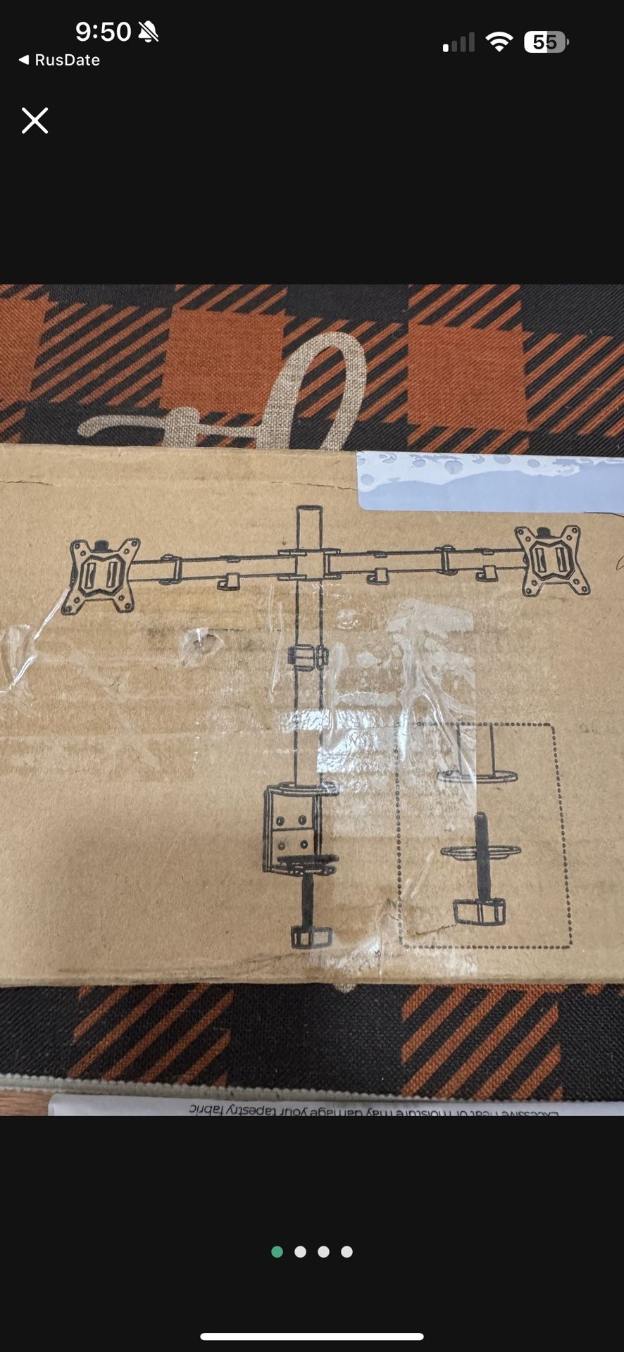 Dual Monitor Stand Excellent Quality New