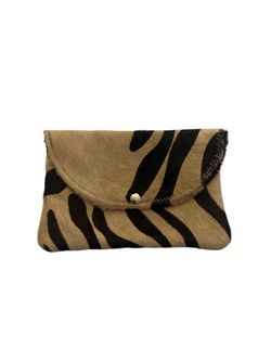 Beautiful Zebra Print Hair Clutch