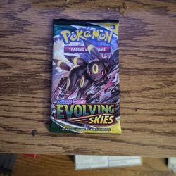Pokemon EVOLVING SKIES UMBERON PACK ART