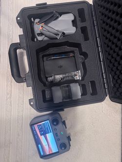DJI 5 mini with 3 battery packs and lenses