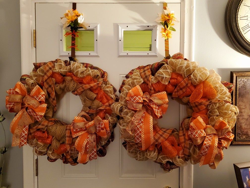 BEAUTIFUL CUSTOM DESIGN WINTER WREATHS