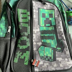 Minecraft Creeper Backpack