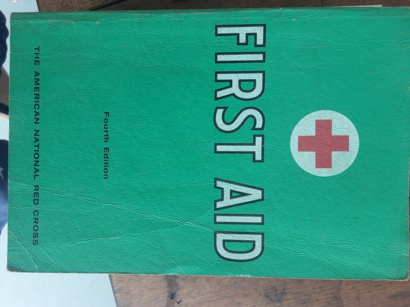 Vintage Red Cross First Aid Book
