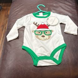 Infant Holiday 1st Christmas And New Year Bundle. Size 0-3 Months NWT