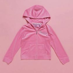 Juicy Couture Girls Jogger & Zip Up Hoodie