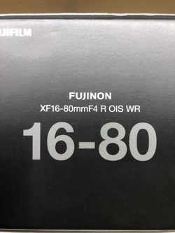 Fujifilm XF 16-80mm F/4 R OIS WR Lens Brand New