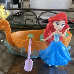 Little Mermaid And Boat