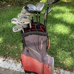 Mens Nicklaus golden bear golf club set Compelte set Callaway golf bag right handed