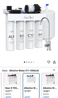 Alkaline Reverse Osmosis Water Filter