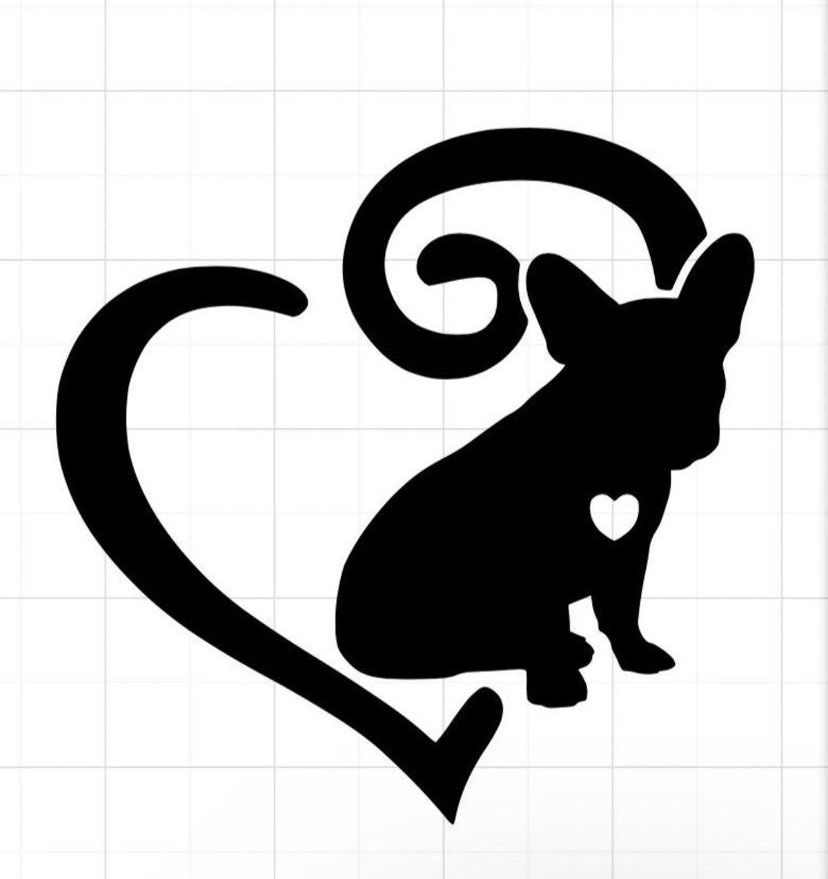 French Bulldog Vinyl Decal 