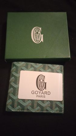Goyard Wallet — Green. Clean. Ready.