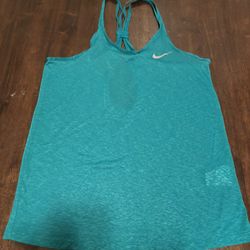Women’s Turquoise Nike Tank top Size Small 