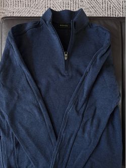 Men’s Bugatchi Medium Navy Quarter Zip