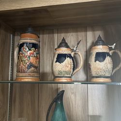 German beer mugs are from the late 60s