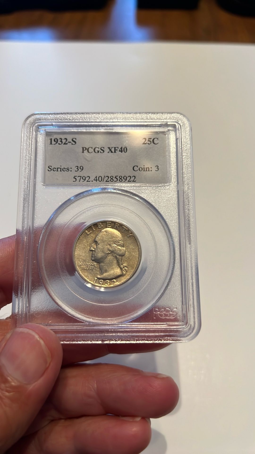 1932 S Quarter RARE Key Date Coin In Higher Grade
