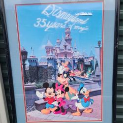 Disney Anniversary Poster - Pre-owned 