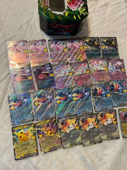 Pokemon 30th anniversary EX rare bundle 24 card lot espeon gengar jirachi greninja sylveon