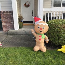 Inflatable Gingerbread Boy