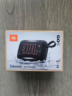 NEW JBL Go 5 Bluetooth Speaker – Black – Waterproof