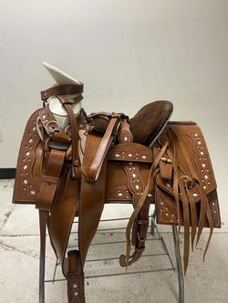 Montura charra de cuero