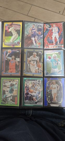 NFL NBA NFL BINDER FULL OF CARDS