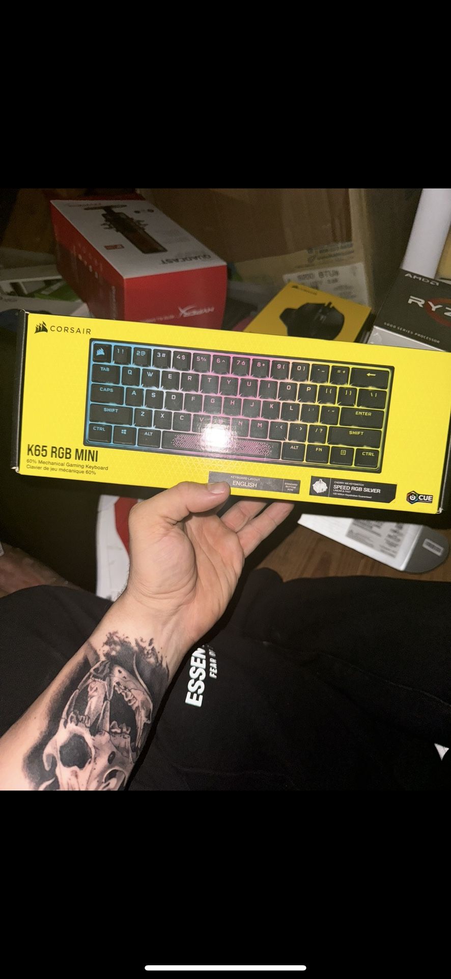 Keyboard, Mouse, Mic, Webcam, Game Card
