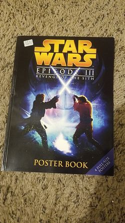 STAR WARS EPISODE 3 REVENGE OF THE SITH POSTER BOOKS ! 