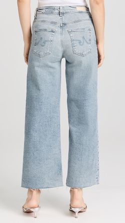 AG Adriano Goldschmied Saige Wide Leg Crop Jeans size 27R