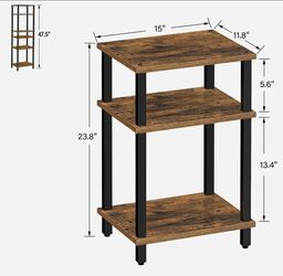 Set of 2 Side Tables Nightstand.  Like New