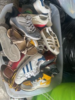 Mixed Lot of Used Sneakers and Sandals