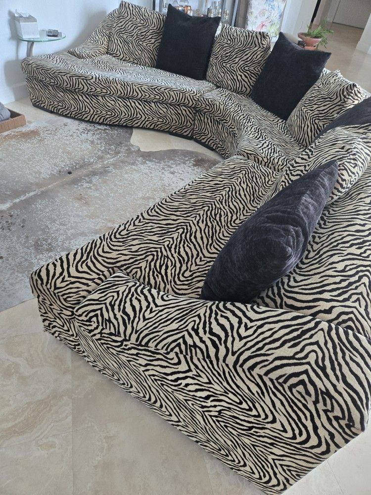 Custom Unique Animal Print Couch