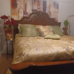 California King Set,including  New Matress, The All Beding Set 
