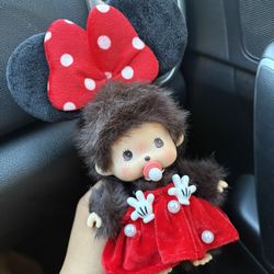 Minnie Mouse Outfit For Monchhichi Or Labubu 