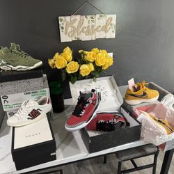 Lebrons, Jordan, Gucci 