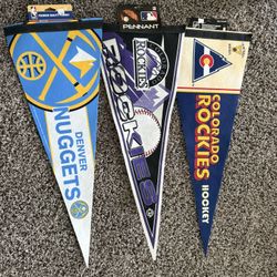 Colorado baseball & Backer Ball Collectors Pennant 