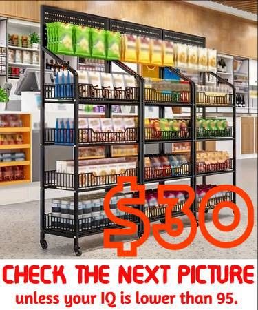 (NEW) 4Tier Retail Rack