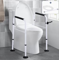 toilet safety rail