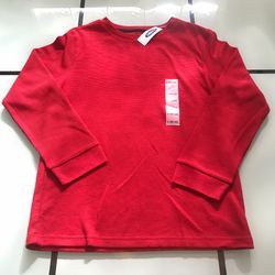 Red boy’s thermal shirt