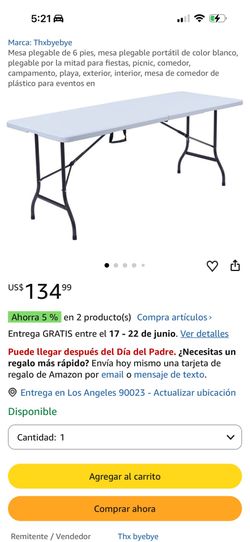 Preparate para el día del padre tengo 5 Mesas para vender precio c/u 60 dlls