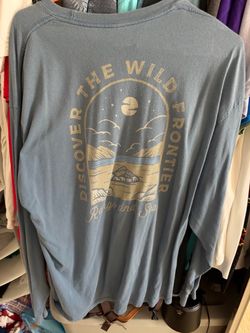 Discover the Wild Frontier Graphic Long Sleeve Tee