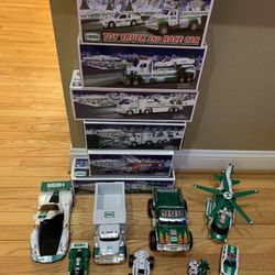 Hess Toy Truck Emergency Vehicle Jet Plane Motorcycle Racer Racecar LOT - Most Brand New The rest Are In Excellent Used Condition. Many Batteries Work