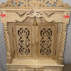 Wooden Mandir Temple Shrine 19x23