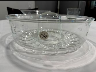 Vintage Princess House Heritage Collection  Bundt Glass Pan