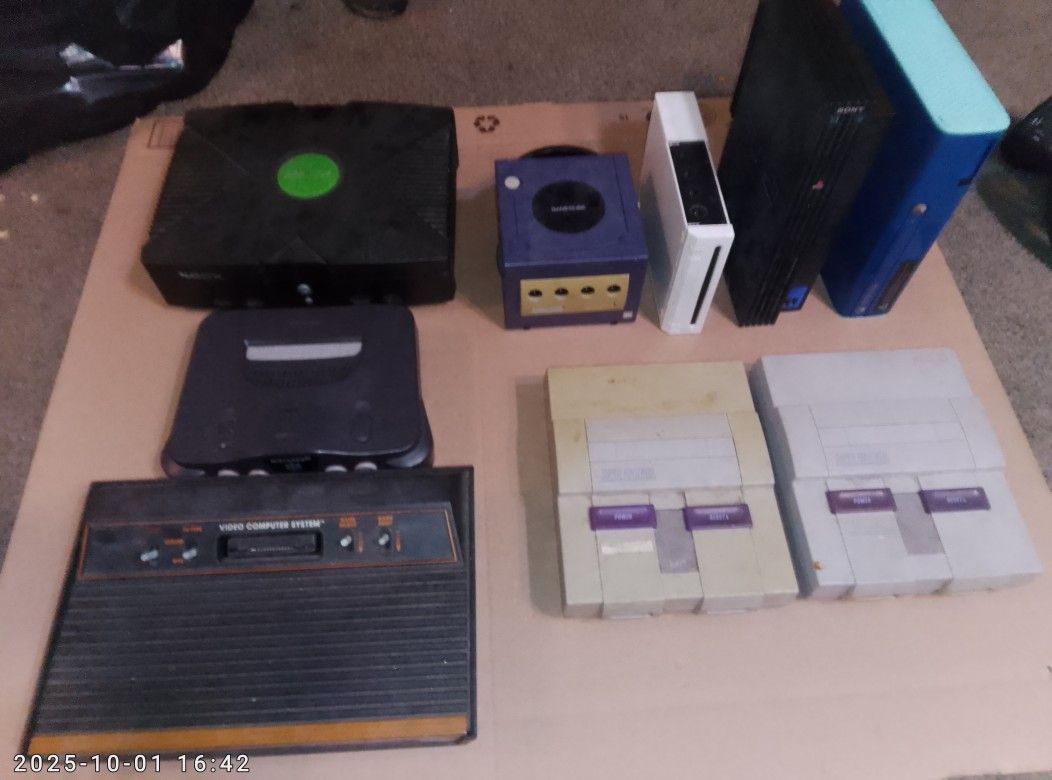 Vintage Video Game Consoles