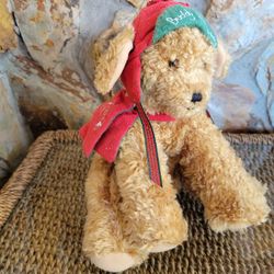Hallmark Vintage  - 2002 Buddy Hollyday Puppy Plush 