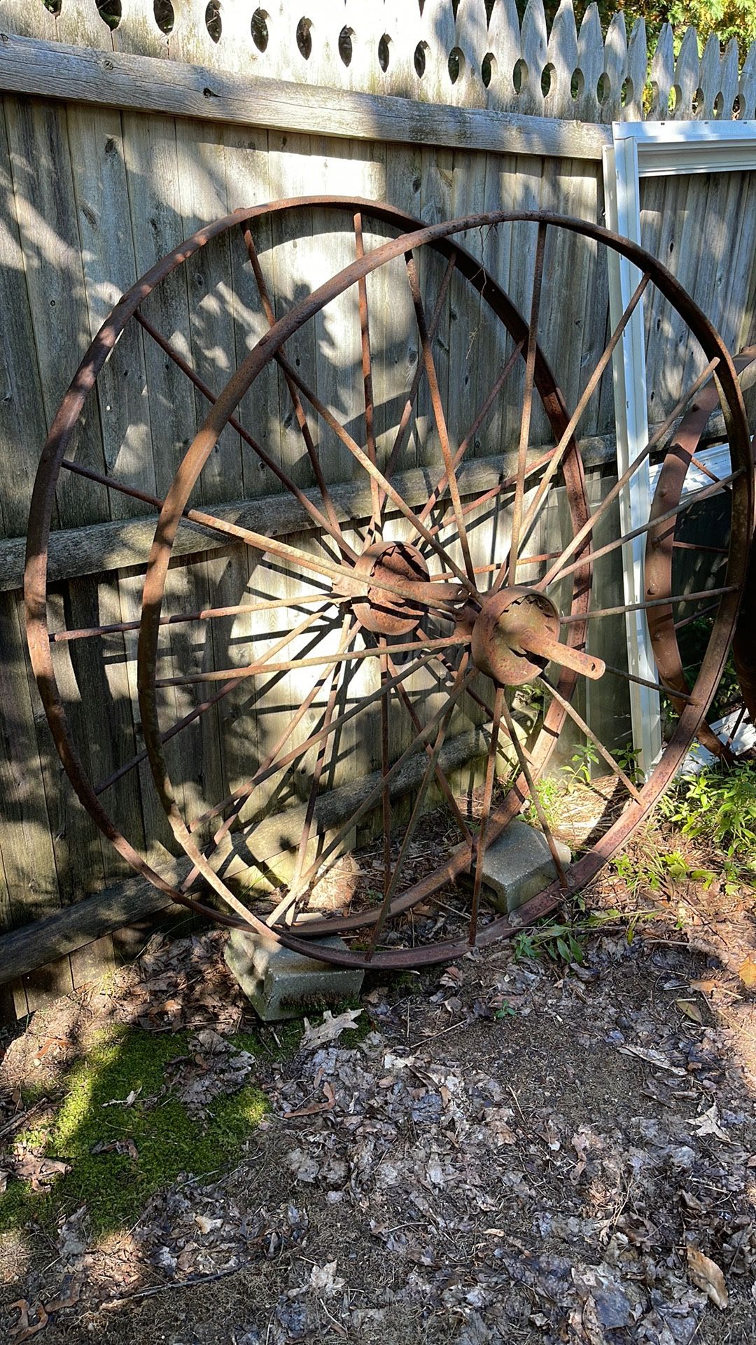 Vintage Cast Iron Wheels