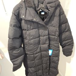 New With TAGS Women's 2XL Columbia Brand Long Down Jacket